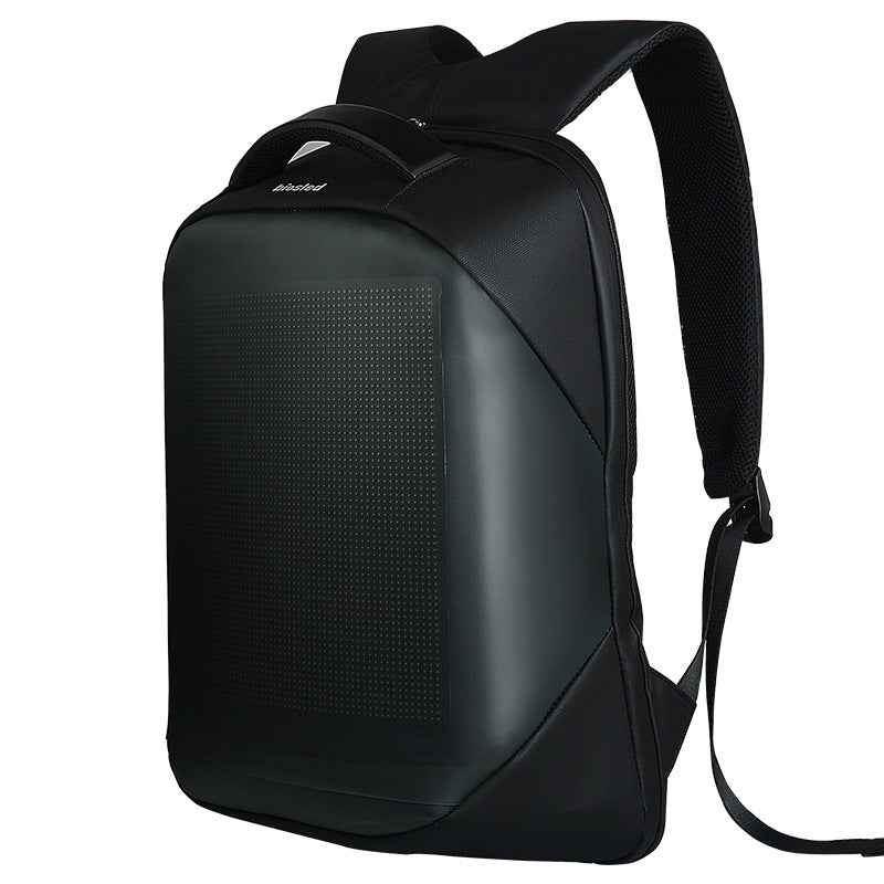 T3 Smart Bluetooth LED Display Backpack DIY Fashion Waterproof DIY Laptop Daypack Bag, Full Color Screen and Programmable