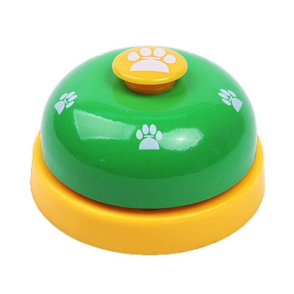 Pet Bell for Dog Cat Training Interactive Toy Called Dinner Small Bells Footprint Ring Trainer Feeding Reminder