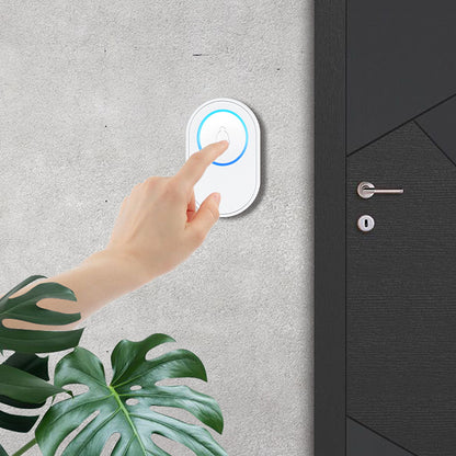 L019 Tuya App WiFi Doorbell Alarm System Home Intelligent Wireless Doorbell, 1 Transmitter+1 Receiver