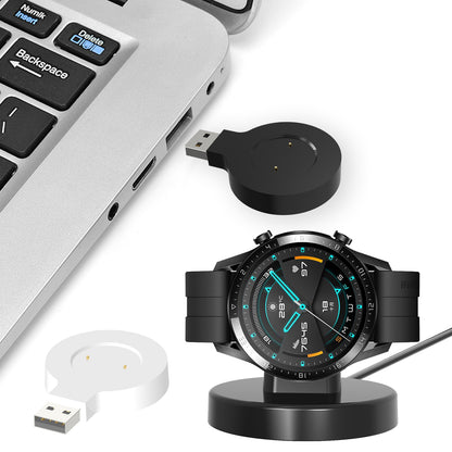For Honor Watch GS 3i USB Mini Watch Charger with Charging Dock Station Stand Holder