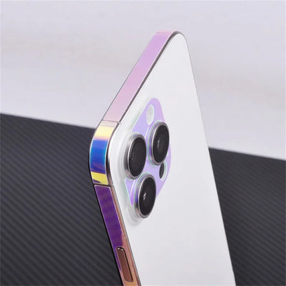 Phone Frame Film for iPhone 15 Pro Max Luminous Edge Protector Sticker Scratch Resistant Side Film