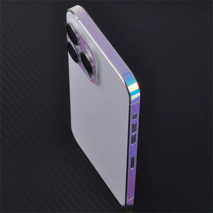 Phone Frame Film for iPhone 15 Pro Max Luminous Edge Protector Sticker Scratch Resistant Side Film