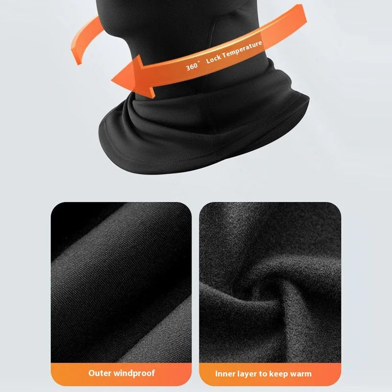 ROCKBROS 13240016 LF71241 Winter Cycling Ski Balaclava Full Face Windproof Fleece Mask Neck Warmer