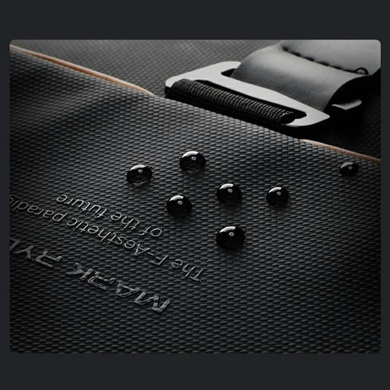 MARK RYDEN Men Laptop Backpack Waterproof Travel Shoulder Bag with External Charging Port