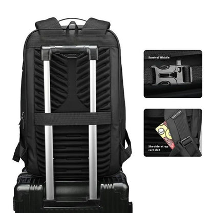 MARK RYDEN Men Laptop Backpack Waterproof Travel Shoulder Bag with External Charging Port