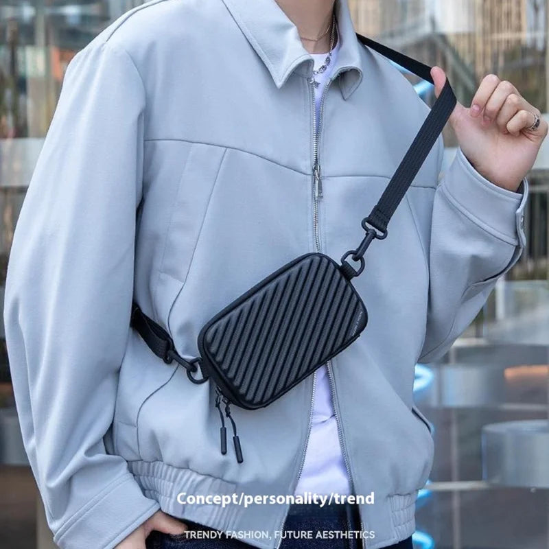 MARK RYDEN MR-488 Fashion Crossbody Bag Diagonal Texture Hard Shell Men Shoulder Bag