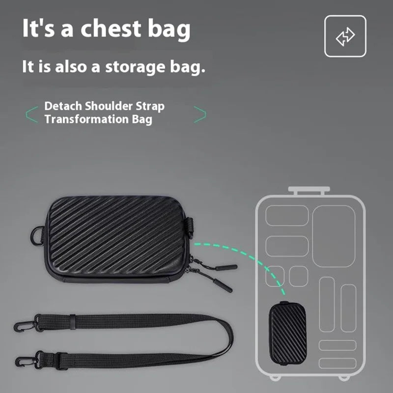 MARK RYDEN MR-488 Fashion Crossbody Bag Diagonal Texture Hard Shell Men Shoulder Bag