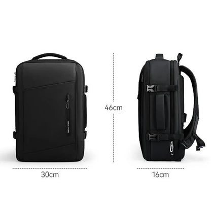 MARK RYDEN MR9299 Men Travel Backpack Oxford Cloth Vacuum Compression Dual Shoulder Bag, without Air Pump