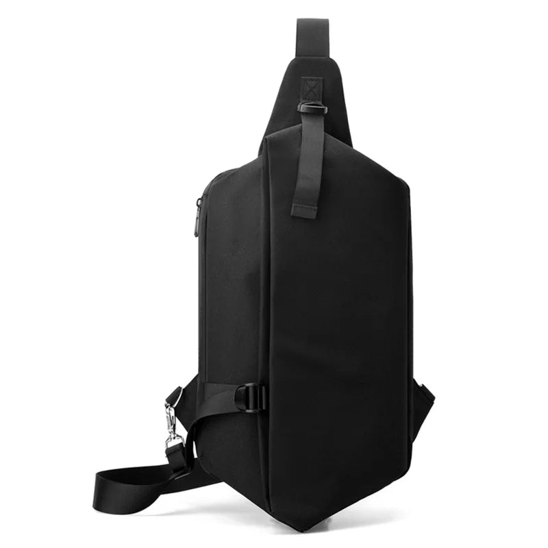 WEPOWER Men Chest Bag Lightweight Fashionable Crossbody Pack Large Capacity Shoulder Bag