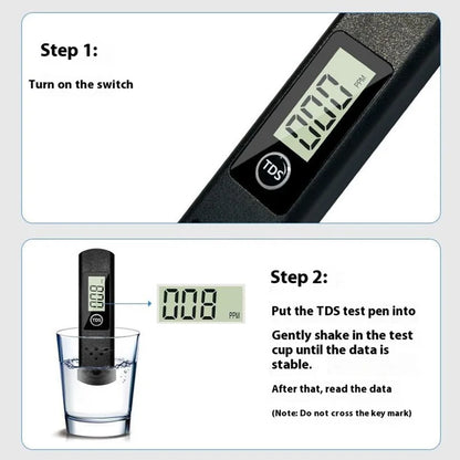 Portable LCD Digital TDS Water Quality Tester Water Testing Pen Measuring Tool