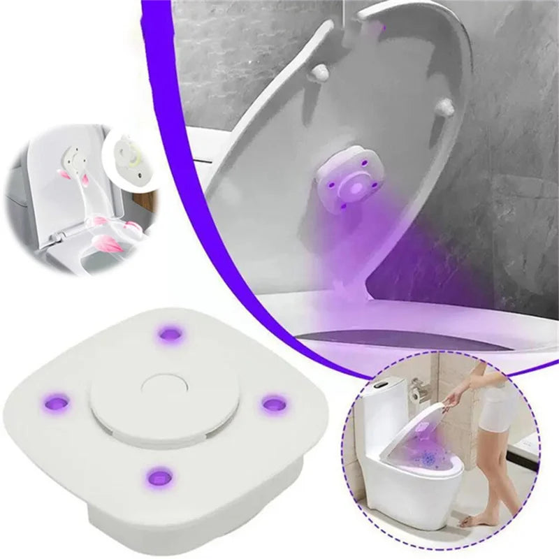 Mini UV Light Toilet Sanitizer Home Hotel Toilet Germicidal UV Lamp - White