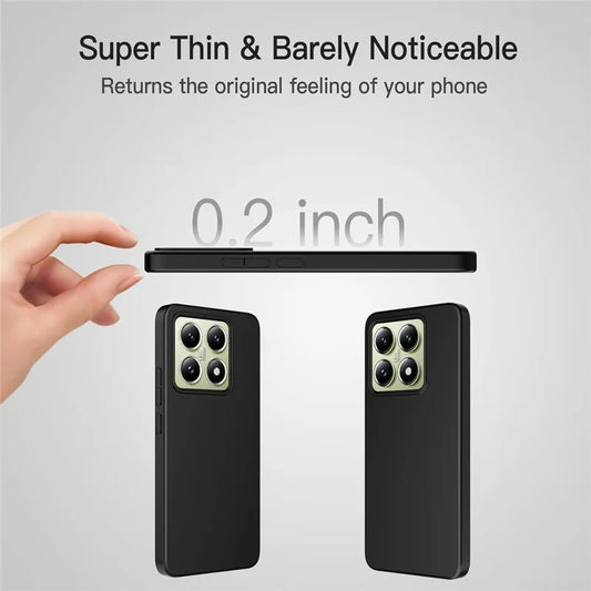 For Xiaomi 14T Case Anti-Drop Soft TPU Matte Phone Cover