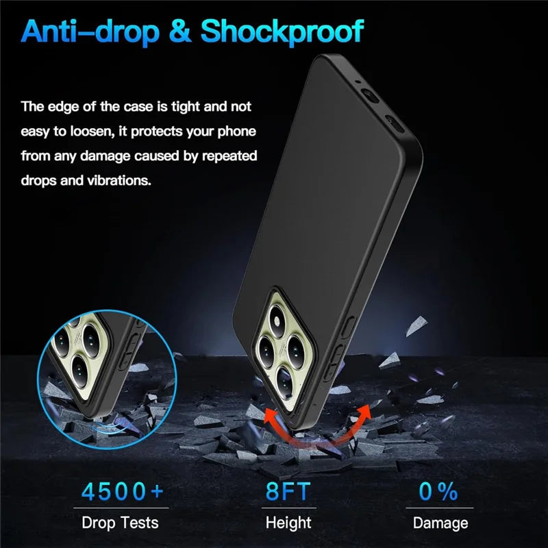 For Xiaomi 14T Case Anti-Drop Soft TPU Matte Phone Cover