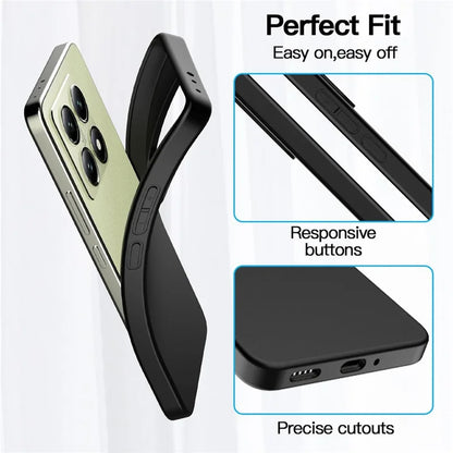 For Xiaomi 14T Case Anti-Drop Soft TPU Matte Phone Cover