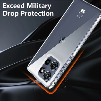 For Motorola Edge 50 Neo 5G / Moto S50 5G / Thinkphone 25 5G Clear TPU Anti-Scratch Phone Case + 2.5D Arc Edge Screen Protector