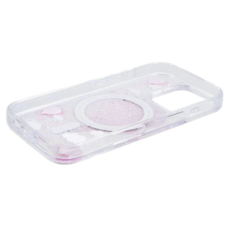 YOUNGKIT For iPhone 16 Pro Max Case Compatible with MagSafe Waterfall Quicksand PC+TPU Phone Cover