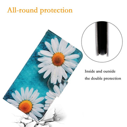 For Xiaomi 14T Case Pattern Printing Protective Leather Folio Phone Cover -  Chrysanthemum