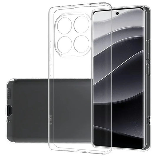 For Xiaomi Redmi Note 14 Pro 5G / Poco X7 5G Case Ultra-Thin Flexible TPU Clear Phone Cover