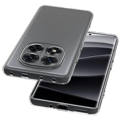 For Xiaomi Redmi Note 14 Pro 5G / Poco X7 5G Case Ultra-Thin Flexible TPU Clear Phone Cover