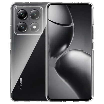 For Xiaomi 14T Case Anti-Fingerprint Crystal Clear TPU Phone Cover