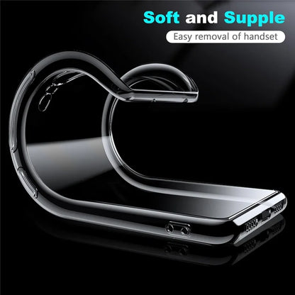 For Xiaomi 14T Case Anti-Fingerprint Crystal Clear TPU Phone Cover