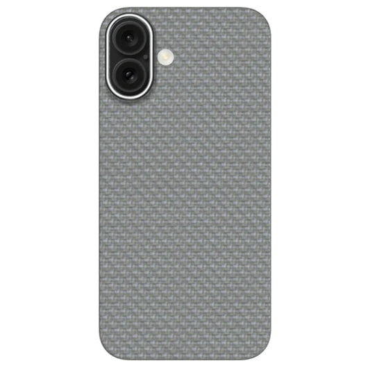KZDOO For iPhone 16 Case Aramid Fiber Phone Cover Support Wireless Charging - Titanium Grey