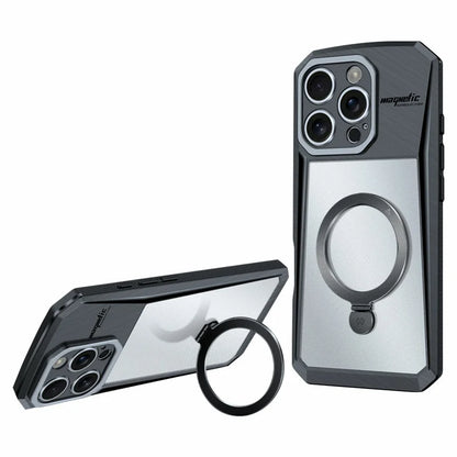 XUNDD For iPhone 16 Pro Case Compatible with MagSafe Kickstand  PC+TPU Phone Cover