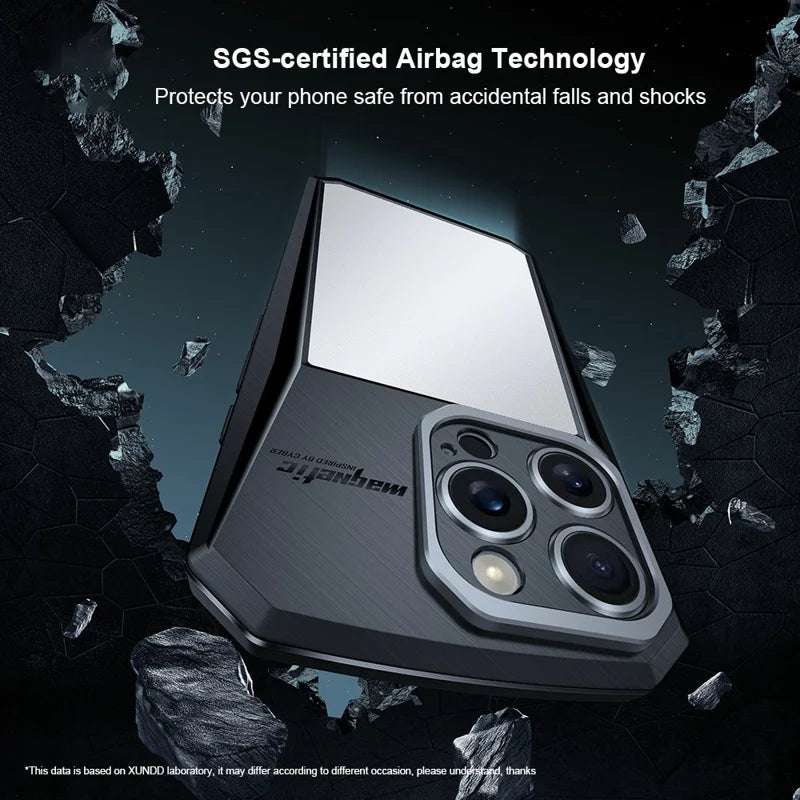 XUNDD Cyber Series for iPhone 16 Pro Max Case Acrylic + TPU Scratch Resistant Back Cover