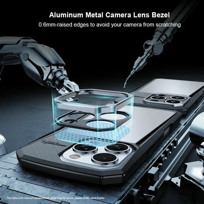 XUNDD Cyber Series for iPhone 16 Pro Max Case Acrylic + TPU Scratch Resistant Back Cover