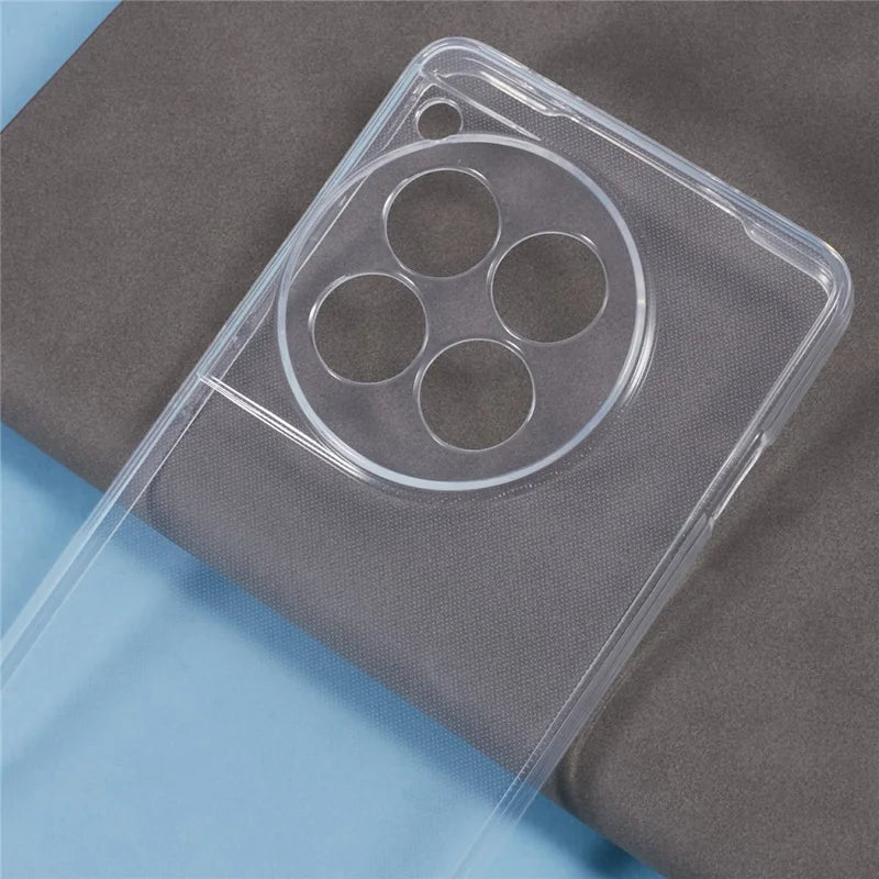 For OnePlus 12 5G Shockproof Case 1.5mm Thickness Clear TPU Phone Cover