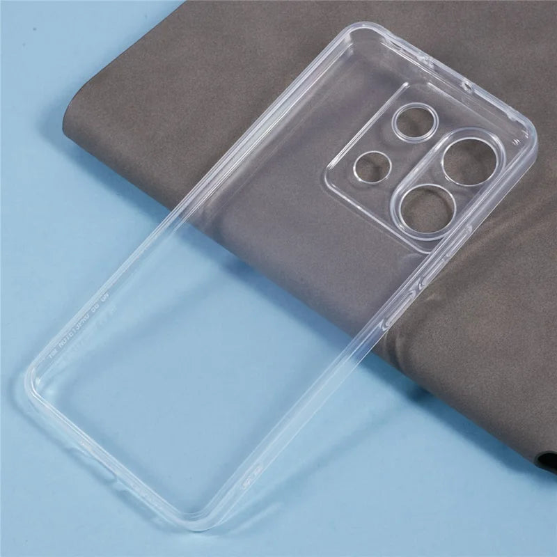 For Xiaomi Redmi Note 13 Pro 5G / Poco X6 5G Shockproof Case 1.5mm Thickness Clear TPU Phone Cover