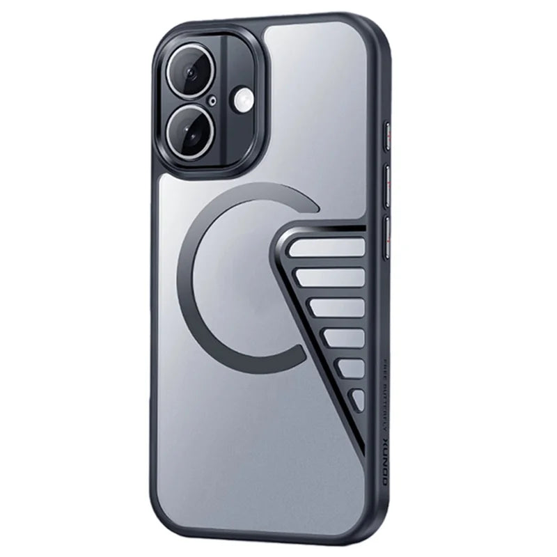 XUNDD XDD-0007 For iPhone 16 Case Compatible with MagSafe TPU+PC Matte Phone Cover