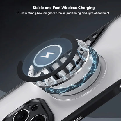 XUNDD XDD-0007 For iPhone 16 Pro Case Compatible with MagSafe TPU+PC Matte Phone Cover