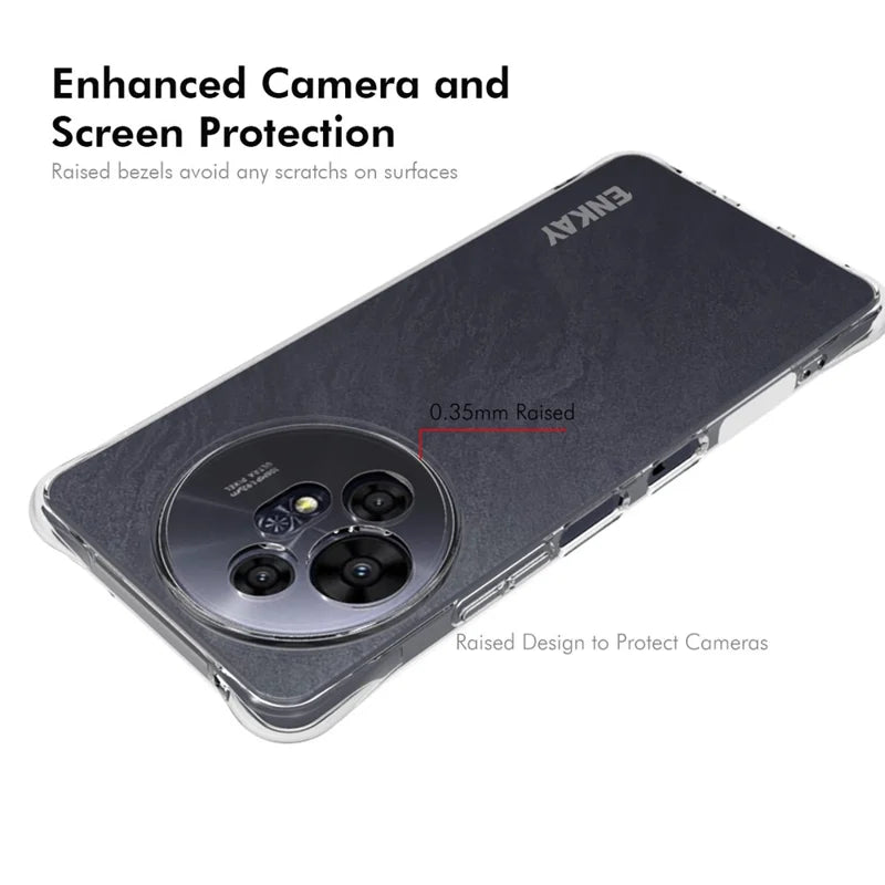 For TCL 50 Pro Nxtpaper 5G / TCL 50 Nxtpaper 5G Clear Phone Case ENKAY HAT PRINCE Shockproof Anti-Slip TPU Cover