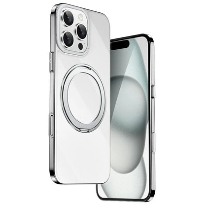 XUNDD Zero Sense Series For iPhone 16 Pro Case Compatible with MagSafe Rotating Kickstand PC+TPU Phone Cover