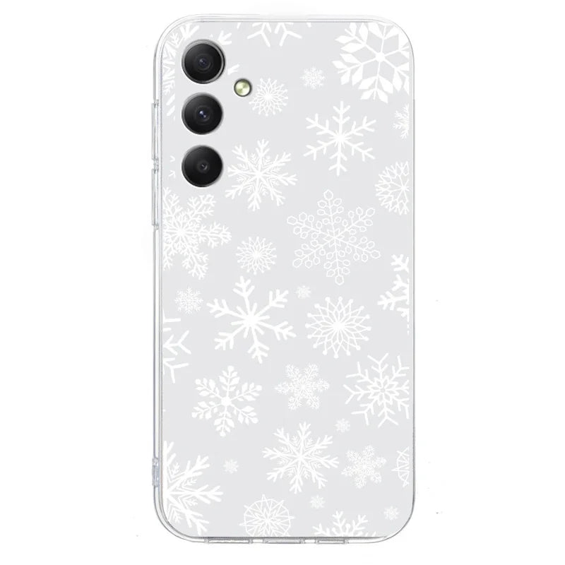 For Samsung Galaxy A16 5G / A16 4G Case Christmas Pattern Print Soft TPU Phone Protector