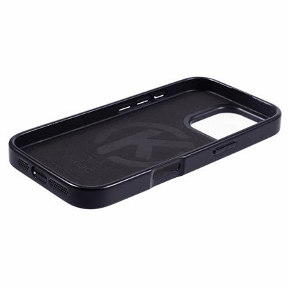 KIGC For iPhone 16 Pro Max Case Compatible with MagSafe Crocodile Texture PU+PC+TPU Electroplating Phone Cover