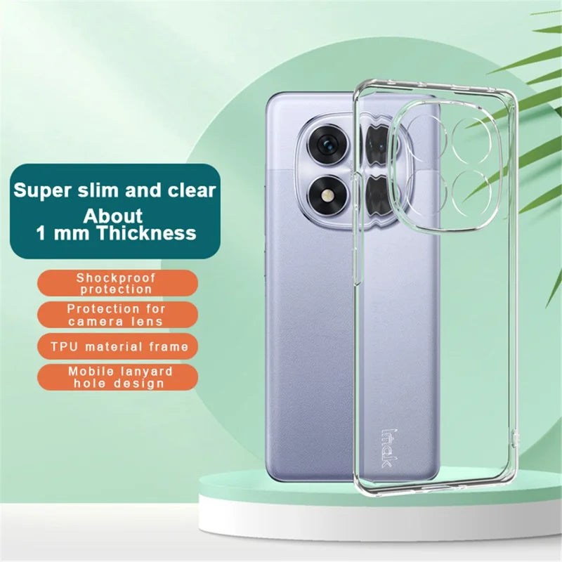 IMAK UX-5 Series For Xiaomi Redmi Note 14 Pro 5G / Poco X7 5G Case Transparent TPU Ultra Slim Phone Cover