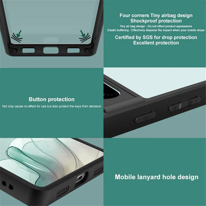 IMAK UX-9A Series for Xiaomi 14T Clear Case TPU+PC Phone Cover Reinforced Corners