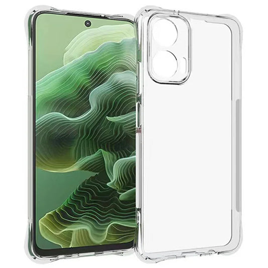 For Motorola Moto G35 5G Clear Phone Case 2.0mm Thickness Shockproof TPU Phone Cover
