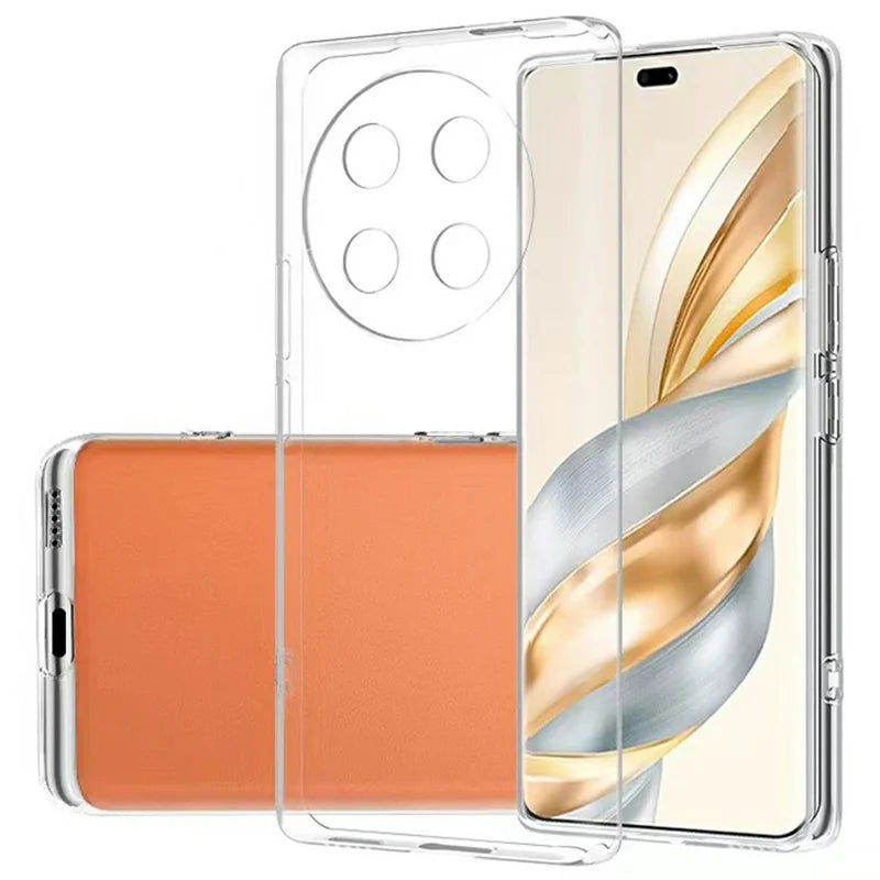 For Honor X60 Pro 5G Clear Phone Case Ultra-Thin Flexible TPU Back Cover