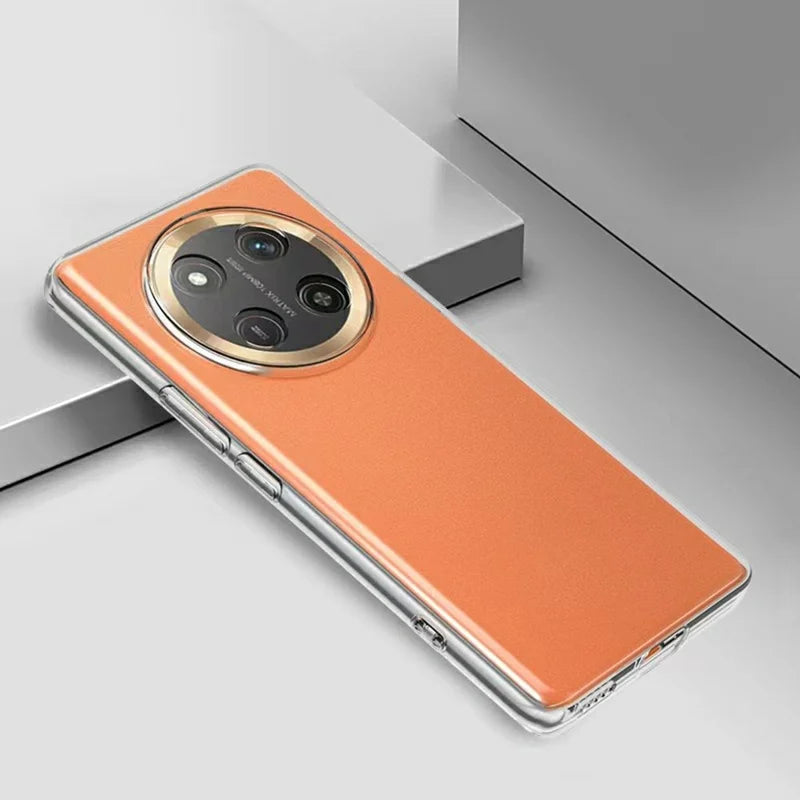 For Honor X60 Pro 5G Clear Phone Case Ultra-Thin Flexible TPU Back Cover