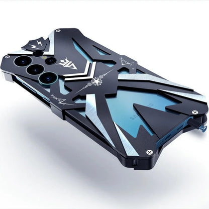 For Samsung Galaxy S24 Ultra Case Shockproof Aluminum Alloy Phone Back Cover