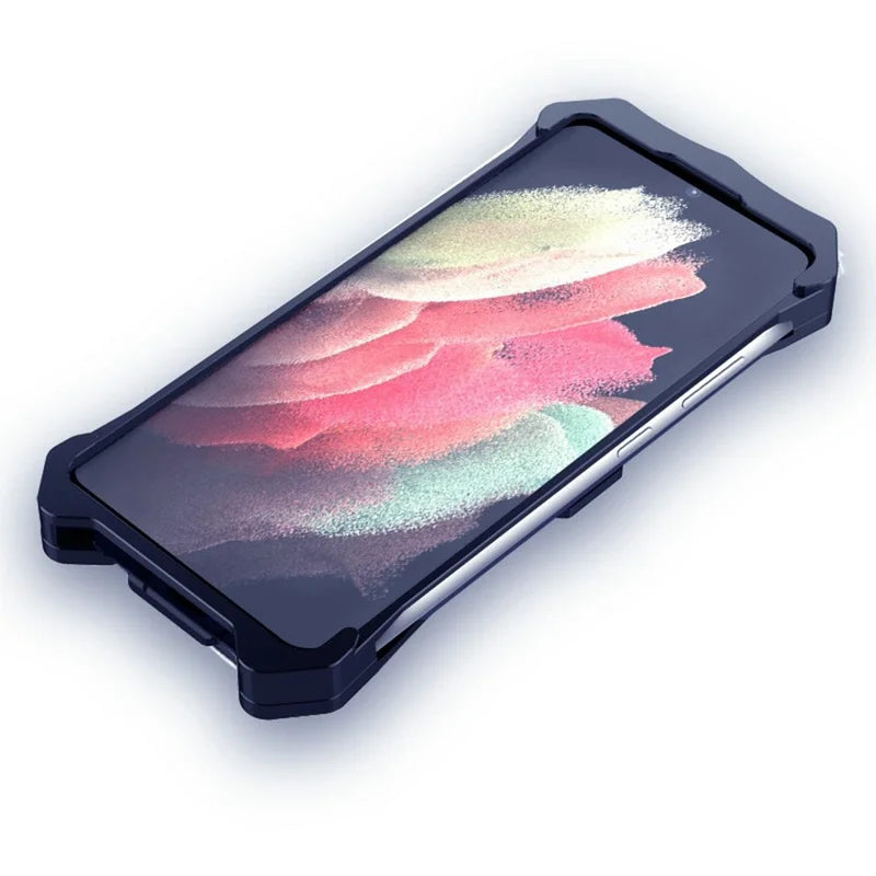 For Samsung Galaxy S24+ Case Shockproof Aluminum Alloy Phone Back Cover