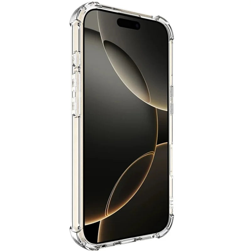 IMAK For iPhone 16 Pro Max Clear Case Compatible with MagSafe Shockproof PC+TPU Phone Cover