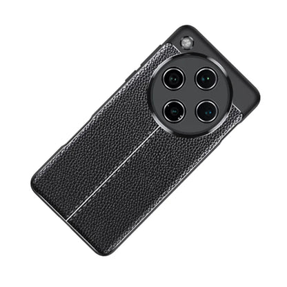For Oppo Find X8 5G Case Litchi Texture TPU Flexible Phone Cover, Black