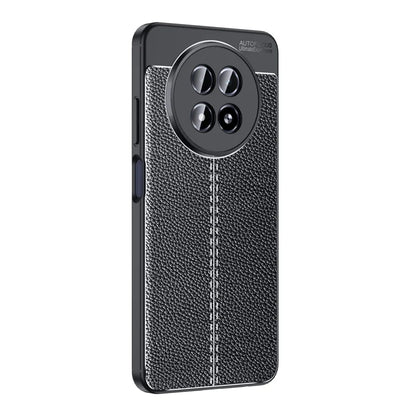 For Realme 13 5G Case Litchi Texture TPU Flexible Phone Cover, Black