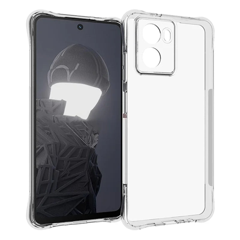 For HMD Fusion 5G TPU Phone Case Non-Slip Transparent Mobile Phone Cover