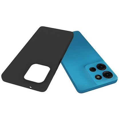 WANLONFENG MS Series for Motorola Moto G75 5G TPU Case Matte Cover with Screen Film (Big Lens Hole)