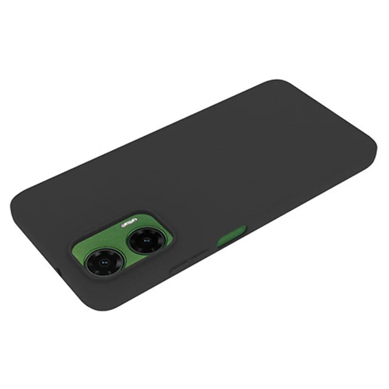 WANLONFENG MS Series for Motorola Moto G35 5G TPU Case Matte Cover with Screen Film (Big Lens Hole)